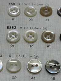 ES83 DAIYA BUTTONS紐扣聚酯纖維仿貝殼[羈扣] Osaka Plastic Industries（DAIYA BUTTON） 更多照片