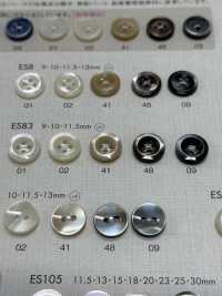 ES83 DAIYA BUTTONS紐扣聚酯纖維仿貝殼[羈扣] Osaka Plastic Industries（DAIYA BUTTON） 更多照片