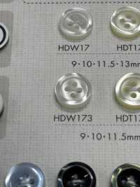 HDW173 DAIYA BUTTONS 防震超耐用""系列仿貝殼聚酯纖維紐扣"[羈扣] Osaka Plastic Industries（DAIYA BUTTON） 更多照片