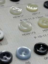 HDW173 DAIYA BUTTONS 防震超耐用""系列仿貝殼聚酯纖維紐扣"[羈扣] Osaka Plastic Industries（DAIYA BUTTON） 更多照片