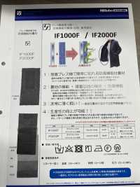 IF2000F 具有防風功能的里料和襯料[襯布] 日東紡績 更多照片
