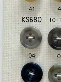 KSB80 優雅彩色4紐扣聚酯纖維紐扣[鈕扣] 大阪鈕扣（DAIYA BUTTON） 更多照片