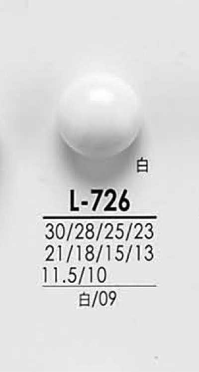 L726 從襯衫到大衣 黑色&染色用鈕扣