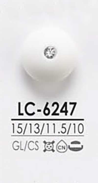 LC6247 染色用 仿捲髮造型 水晶石鈕扣