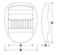 LK-U YKK LK-U 20mm~38mm[扣和鉤子] YKK拉鍊 更多照片
