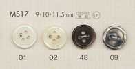MS17 DAIYA BUTTONS 仿貝殼聚酯纖維鈕扣