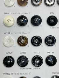 MY118 聚酯纖維樹脂四孔紐扣[羈扣] Osaka Plastic Industries（DAIYA BUTTON） 更多照片