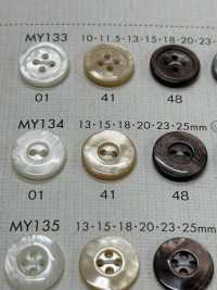 MY134 DAIYA BUTTONS紐扣聚酯纖維仿貝殼[羈扣] Osaka Plastic Industries（DAIYA BUTTON） 更多照片