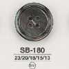 SB180 黑蝶貝製 四孔鈕扣