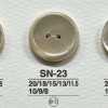 SN23 天然材料 高瀨貝製 2孔有光澤鈕扣