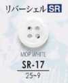 SR17 天然貝殼鈕扣-里弗貝殼-