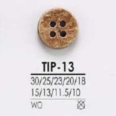 TIP13 木製表面開孔四孔鈕扣