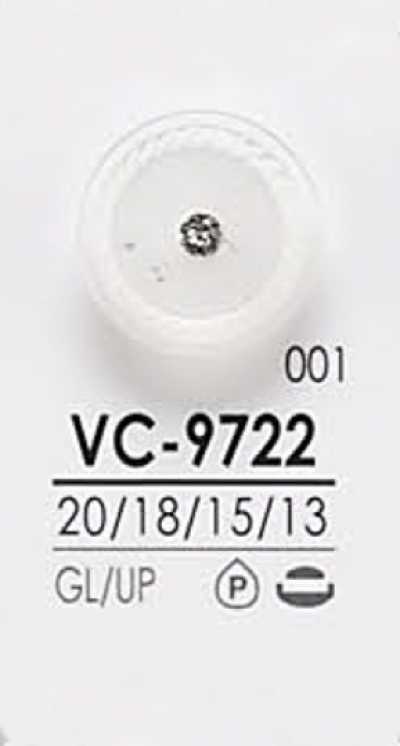 VC9722 染色用 針卷風 水晶石鈕扣