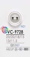 VC9728 染色用 雙孔 雞眼扣鈕扣
