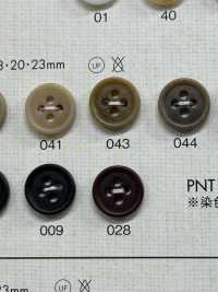 WNT100 優雅的 4 孔聚酯纖維紐扣，適用於襯衫和襯衫[羈扣] Osaka Plastic Industries（DAIYA BUTTON） 更多照片