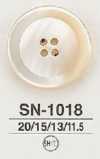 SN1018 高瀨貝殼製 表面四孔亮光鈕扣
