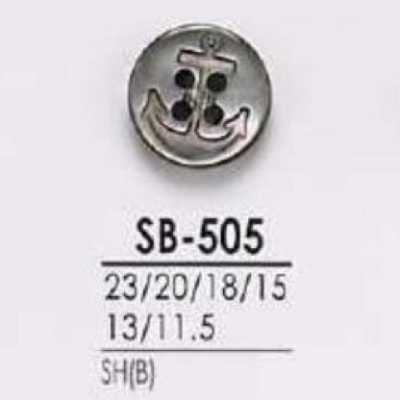 SB505 黑蝶貝製四孔明眼鈕扣