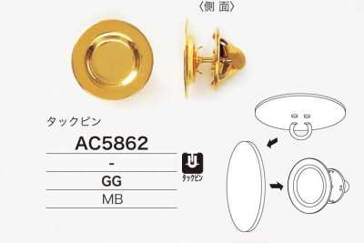AC5862 黃銅圖釘