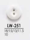 LW251 襯衫、馬球衫等輕薄服裝的染色鈕扣