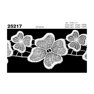 25217 窄幅化學蕾絲