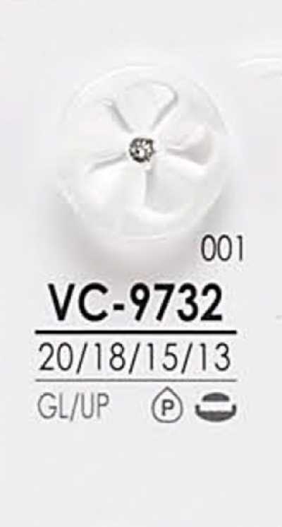 VC9732 染色用 髮卷風水晶鈕扣