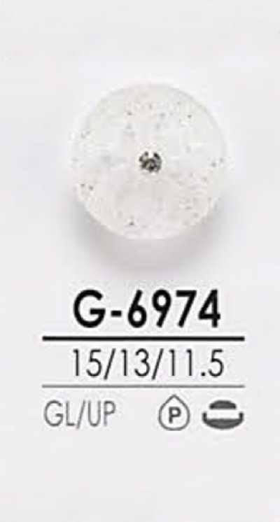 G6974 染色用 針捲風 玻璃水晶鈕扣