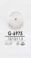 G6975 染色用粉紅色捲曲水晶石鈕扣