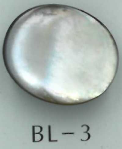 BL-3 橢圓有腳貝殼鈕扣