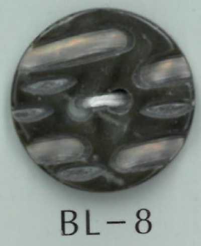 BL-8 2孔隨機圖案貝殼鈕扣