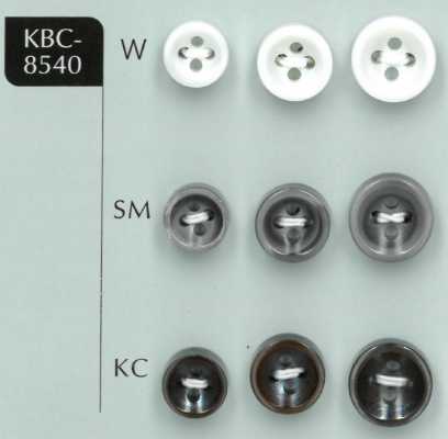 KBC-8540 4孔4毫米厚凹面貝殼鈕扣