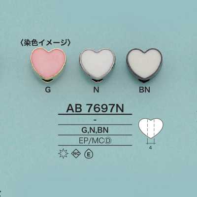 AB7697N 心形繩帽（電鍍加工）