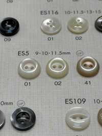 ES5 DAIYA BUTTONS紐扣聚酯纖維仿貝殼[羈扣] Osaka Plastic Industries（DAIYA BUTTON） 更多照片