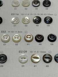 ES5 DAIYA BUTTONS紐扣聚酯纖維仿貝殼[羈扣] Osaka Plastic Industries（DAIYA BUTTON） 更多照片