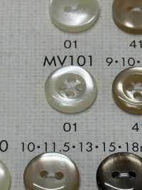 MV101 DAIYA BUTTONS紐扣聚酯纖維仿貝殼[羈扣] Osaka Plastic Industries（DAIYA BUTTON） 更多照片