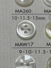 MAW17 DAIYA BUTTONS紐扣聚酯纖維仿貝殼[羈扣] Osaka Plastic Industries（DAIYA BUTTON） 更多照片
