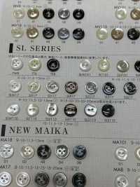 SLB17 DAIYA BUTTONS紐扣聚酯纖維仿貝殼[羈扣] Osaka Plastic Industries（DAIYA BUTTON） 更多照片