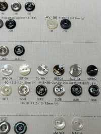SLS104 DAIYA BUTTONS紐扣聚酯纖維仿貝殼[羈扣] Osaka Plastic Industries（DAIYA BUTTON） 更多照片