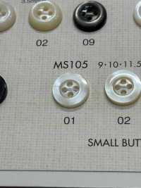 MS105 DAIYA BUTTONS紐扣聚酯纖維仿貝殼[羈扣] Osaka Plastic Industries（DAIYA BUTTON） 更多照片