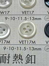 VET17M DAIYA BUTTONS紐扣聚酯纖維仿貝殼[羈扣] Osaka Plastic Industries（DAIYA BUTTON） 更多照片
