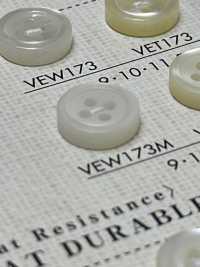 VEW173M DAIYA BUTTONS紐扣聚酯纖維仿貝殼[羈扣] Osaka Plastic Industries（DAIYA BUTTON） 更多照片