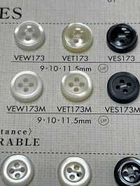 VEW173M DAIYA BUTTONS紐扣聚酯纖維仿貝殼[羈扣] Osaka Plastic Industries（DAIYA BUTTON） 更多照片