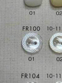 FR100 DAIYA BUTTONS紐扣聚酯纖維仿貝殼[羈扣] Osaka Plastic Industries（DAIYA BUTTON） 更多照片