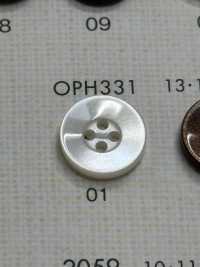 OPH331 DAIYA BUTTONS仿貝殼聚酯纖維鈕扣[羈扣] Osaka Plastic Industries（DAIYA BUTTON） 更多照片