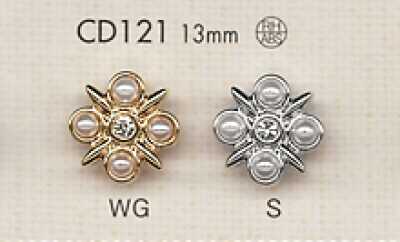 CD121 水鑽珠飾鈕扣