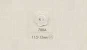 788A DAIYA BUTTONS 兩孔聚酯纖維鈕扣（花形）