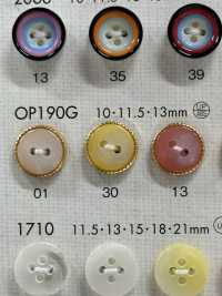 OP190G 五顏六色的童話閃閃發光的鈕扣[羈扣] Osaka Plastic Industries（DAIYA BUTTON） 更多照片