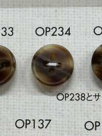 OP234 水牛風格霧面 4 孔聚酯纖維紐扣[羈扣] Osaka Plastic Industries（DAIYA BUTTON） 更多照片