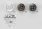 SE-2710 4 孔聚酯纖維紐扣，適用於簡單的仿貝殼襯衫和襯衫