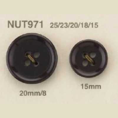 NUT-971 天然材料 象牙果 四孔鈕扣