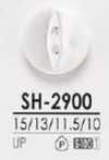 SH-2900 聚酯纖維樹脂前孔 2 孔，光面鈕扣